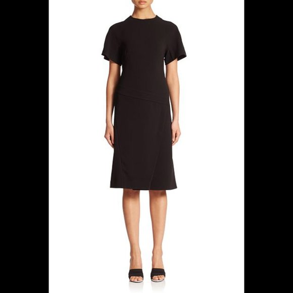 NWT ALEXANDER WANG "Nocturnal" Pleated Dress, sz 10 - Picture 1 of 13